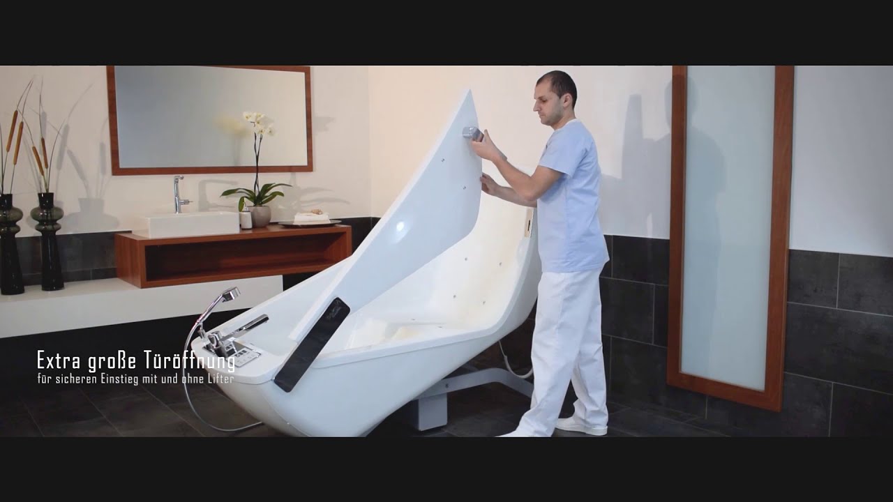 AVERO Motion – Moderne Sitz- und Liegebadewanne mit elektrischer Höhenverstellung | BEKA Hospitec