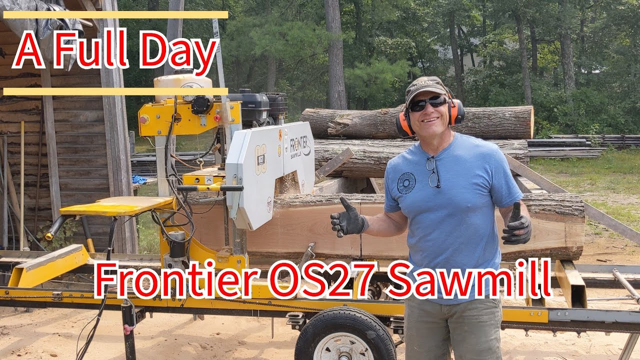 Can Frontier OS27 Sawmill Handle this Oak 