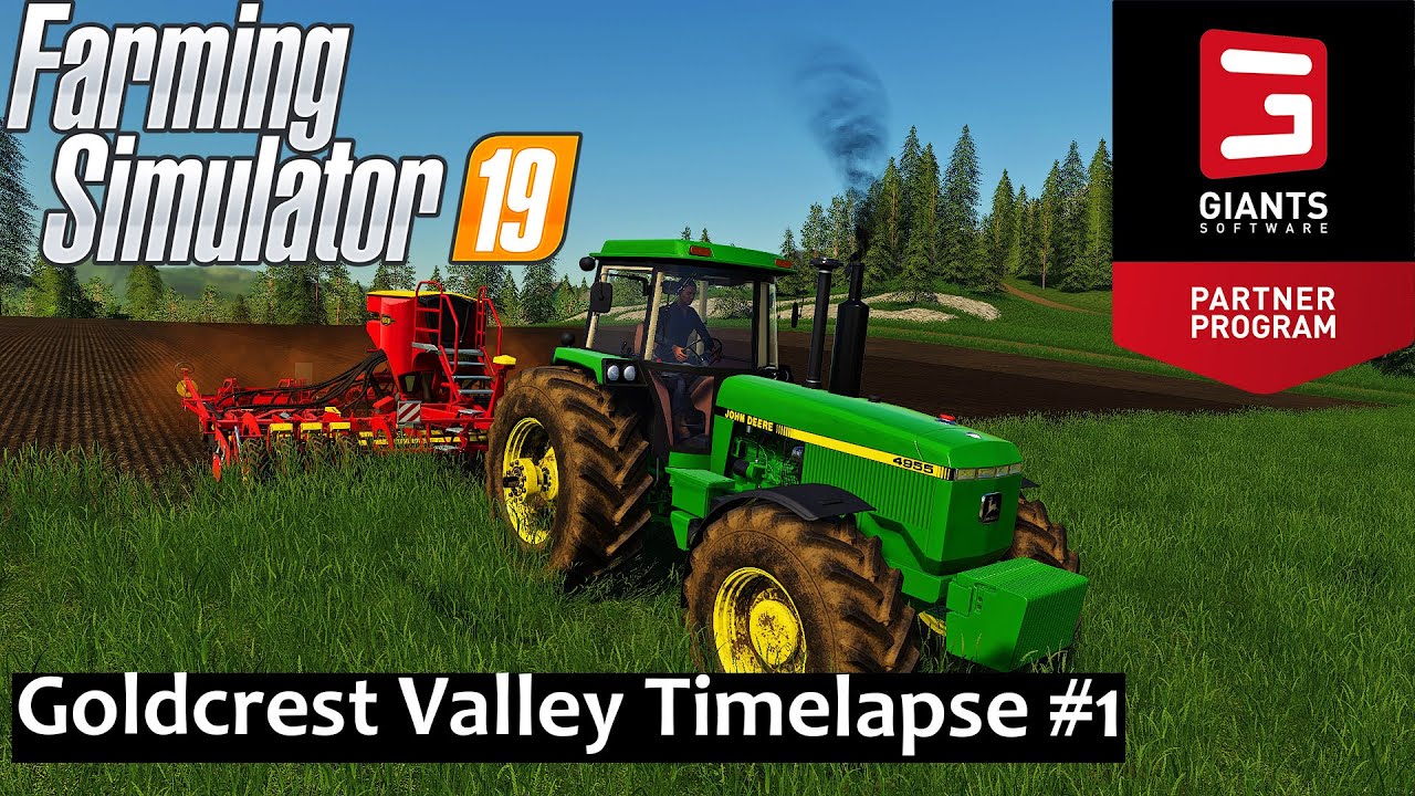 Harvesting Soybeans, Plowing And Planting Wheat | Goldcrest Valley #1 | FS19 Timelapse