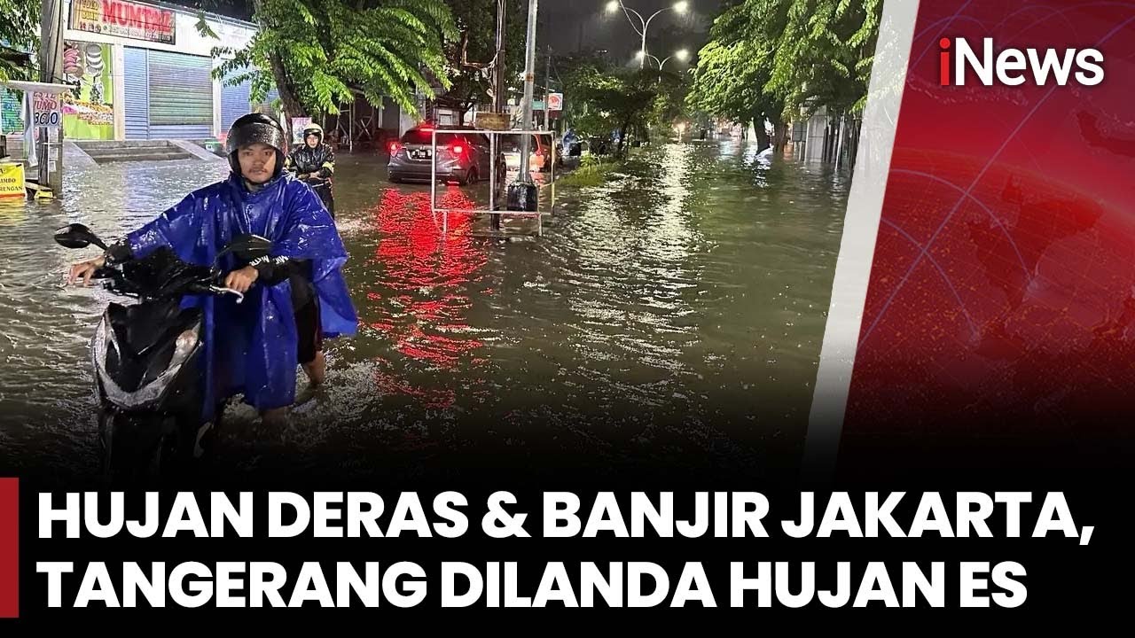 Hujan Deras & Banjir Jakarta, Tangerang Dilanda Hujan Es | iNews Pagi 1/11