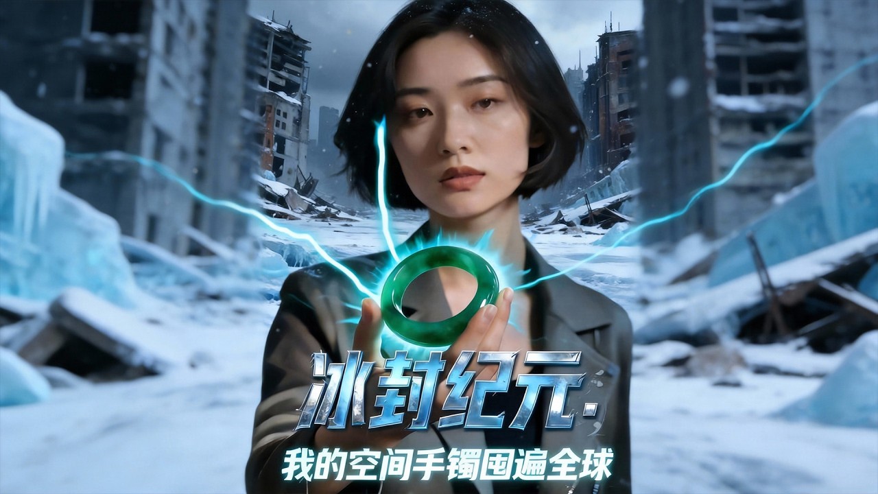 【AI末日回憶錄】《冰封紀元：我的空間手鐲囤遍全球》冰封末日被至親推入冰窟，女子重生奪祖傳空間，七日瘋狂囤積全球物資 #AI末日回憶錄 #AI #末日 #喪屍 #重生