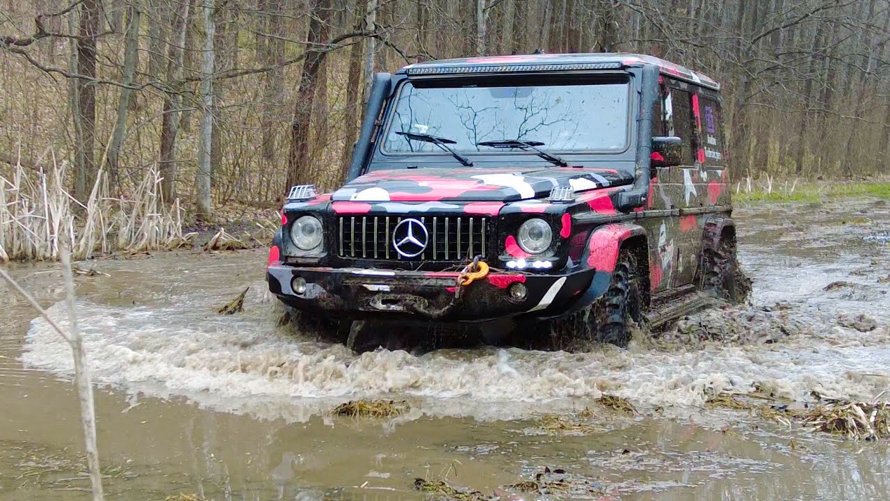 Mercedes G-Class MUD OFF-ROAD Test Drive