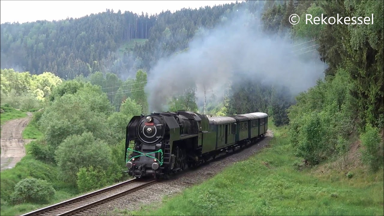 Mit der Dampflok 475.111 von Sokolov nach Kraslice