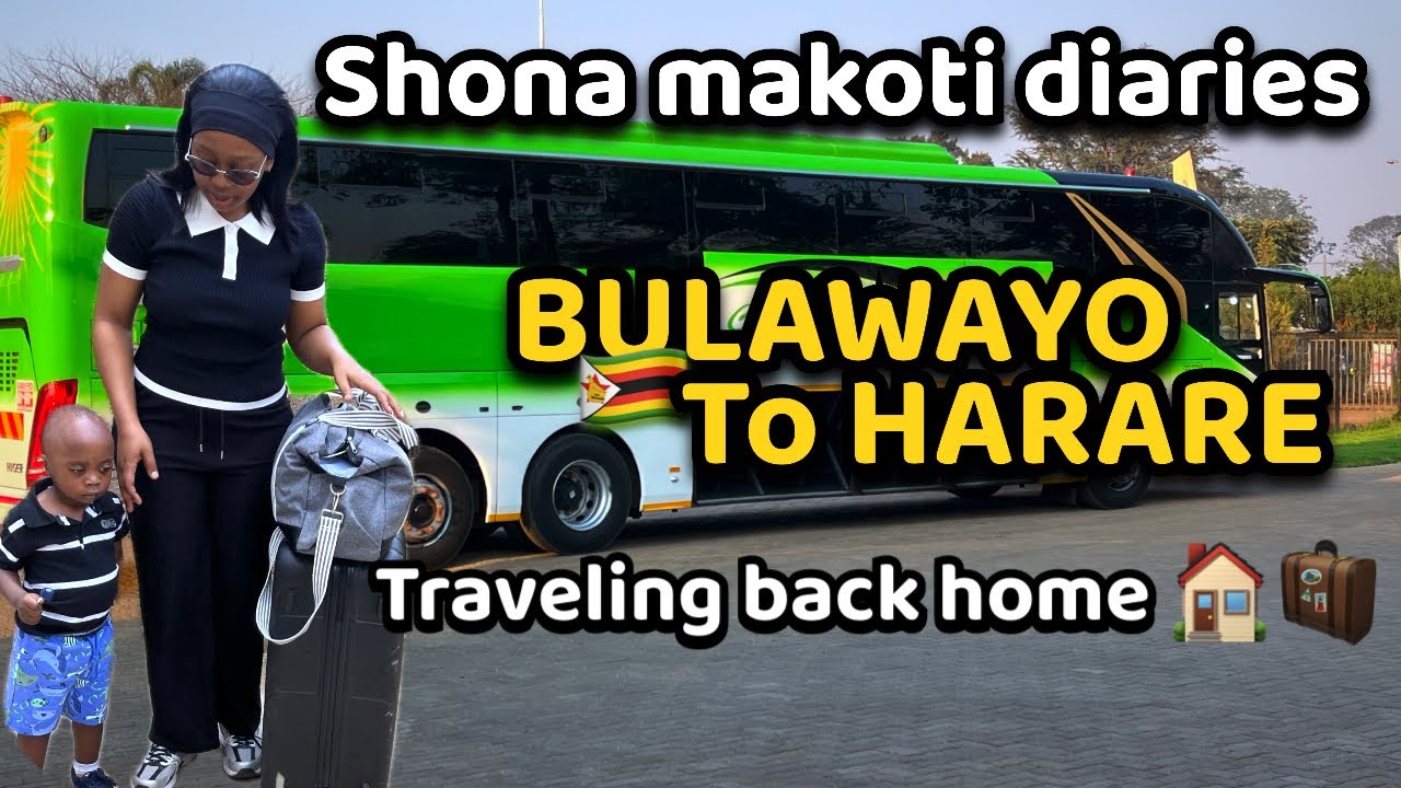 SHONA MAKOTI TRAVELS BACK HOME 🥹| Returning Home to My Husband 🇿🇼 -440 km with a toddler on a bus 🚍