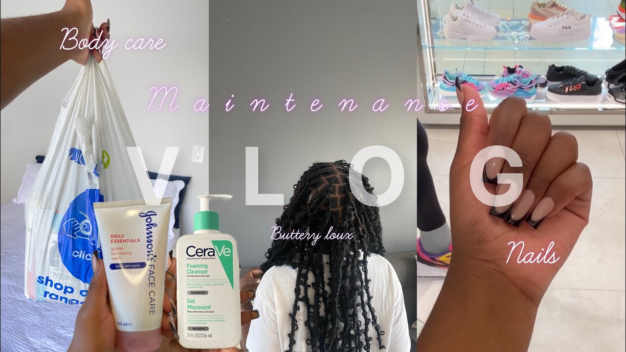 Maintenance Vlog | hair , nails , self care shopping |South African  YouTuber 🇿🇦 #roadto1k