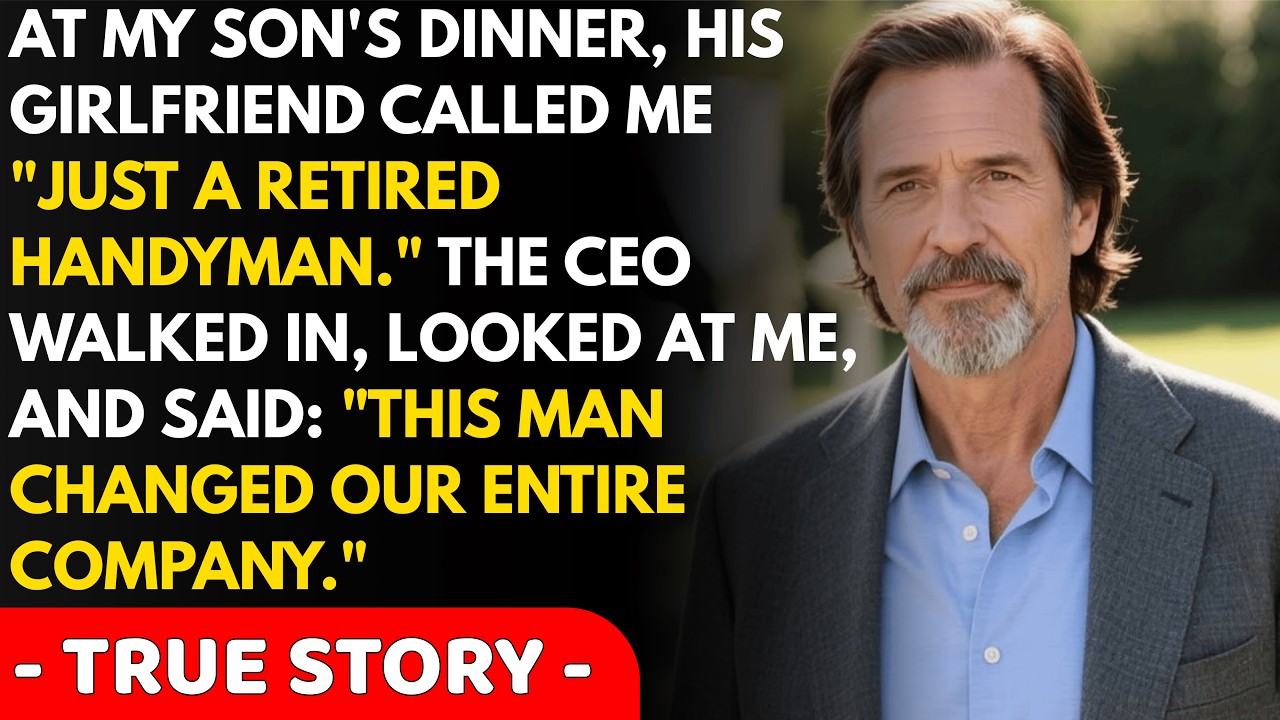 At My Son's Promotion Dinner, His Girlfriend Called Me 