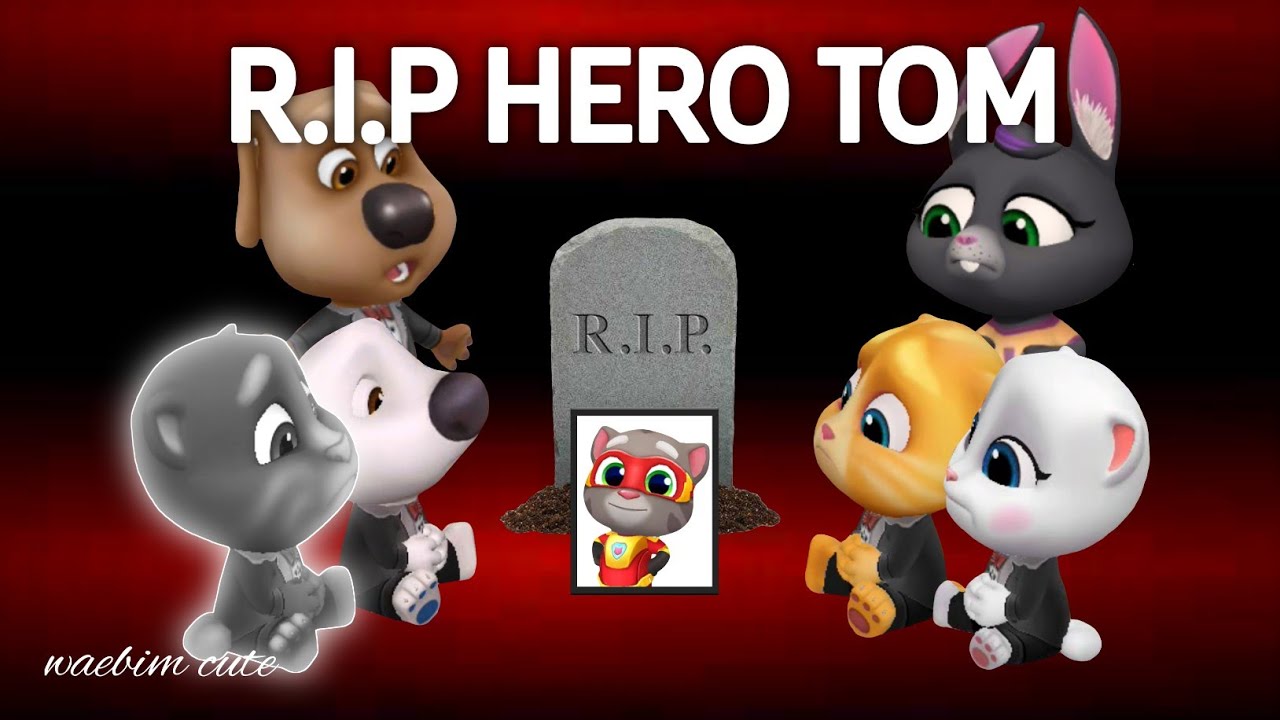 My Talking Tom Friends - R.I.P HERO TOM - GOODBYE HERO TOM - Talking Tom Hero Dash 180126 #1