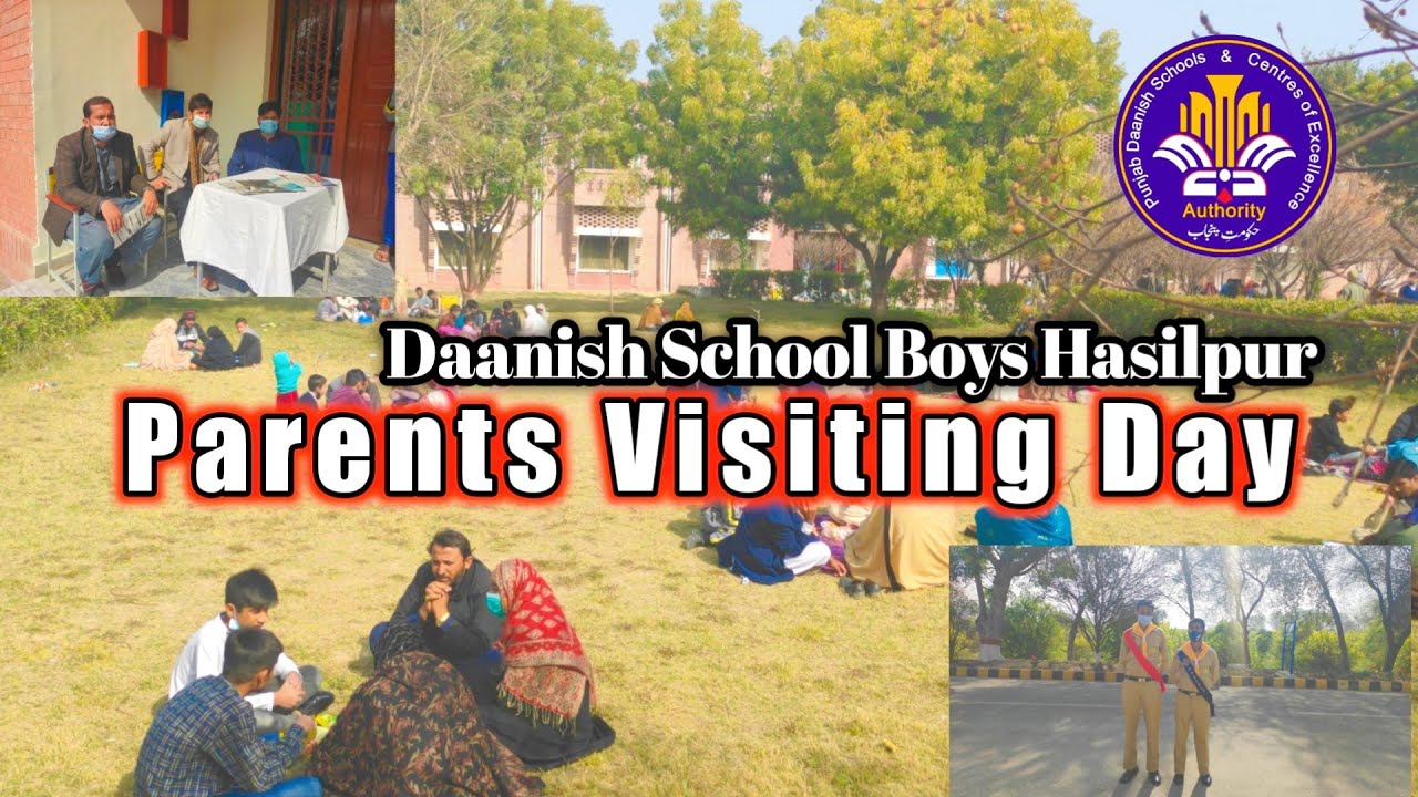 Parents visiting Day in Daanish School boys Hasilpur