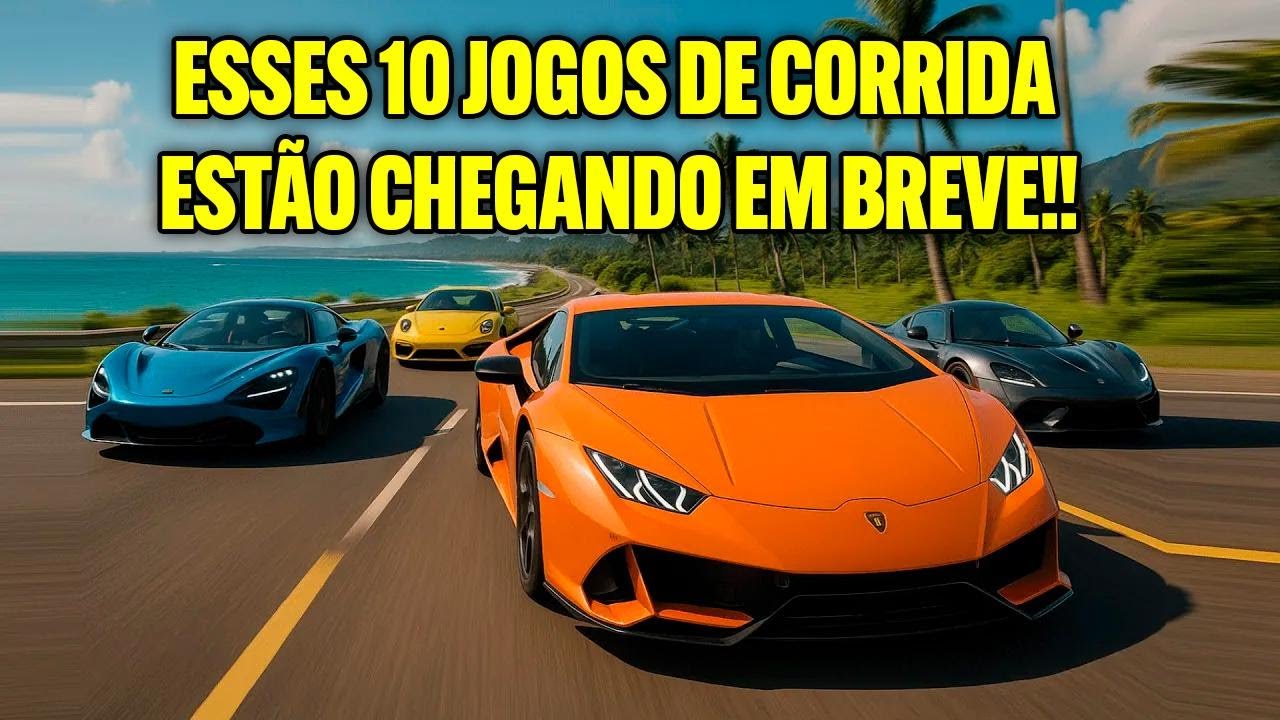 10 jogos de corrida incríveis chegando em breve!