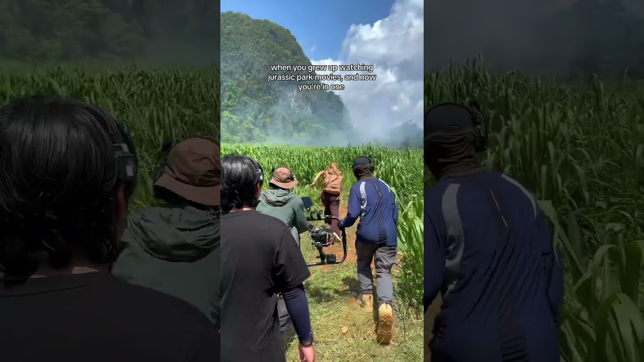 VISITING THE ACTUAL JURASSIC WORLD 🎬 filming at irl locations #jurassicworld #filming #jurassicpark