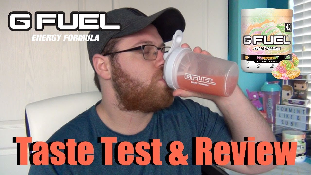 Rainbow Sherbet GFuel (Taste Test and Review)