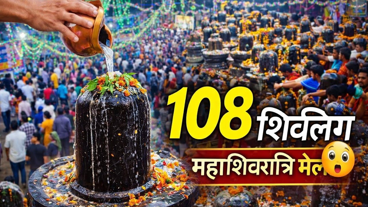 “108 शिवलिंग के दर्शन 🙏  महाशिवरात्रि का भव्य मेला | मंदिर दर्शन Vlog | हर हर महादेव #108shivmandir 