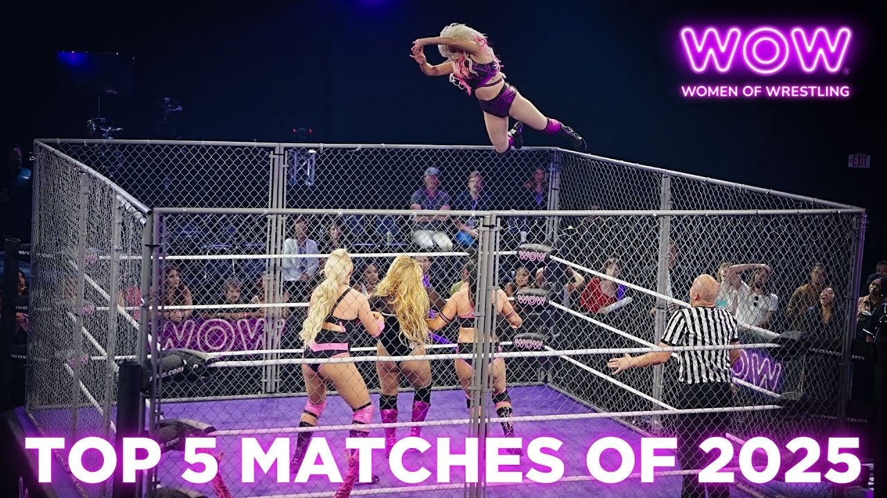 Top 5 Matches of 2025 | WOW - Women Of Wrestling