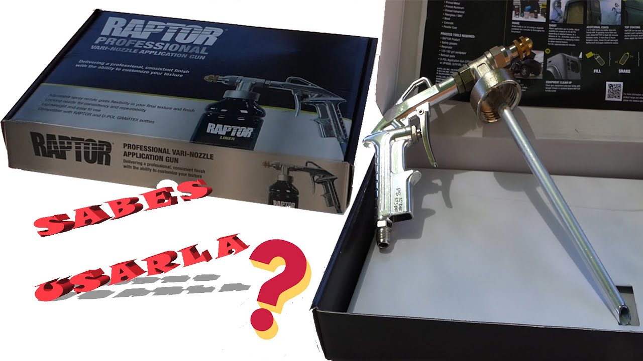 RAPTOR la pintura del futuro - pistola profesional -