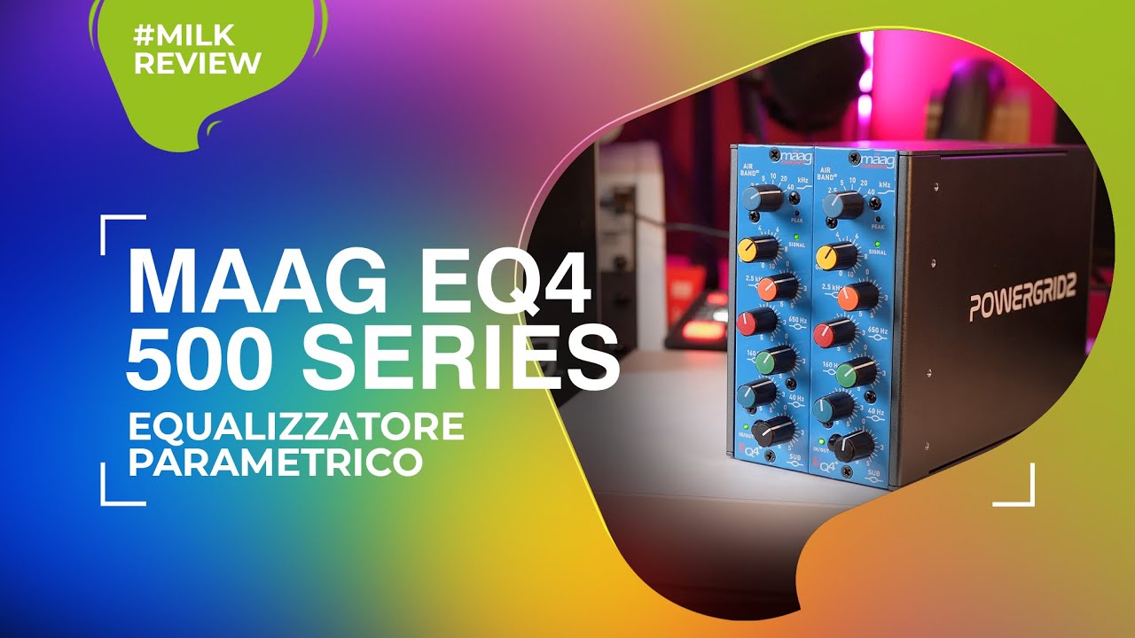 Equalizzatore a 6 bande musicale in formato 500: Maag Audio EQ4 500 Series