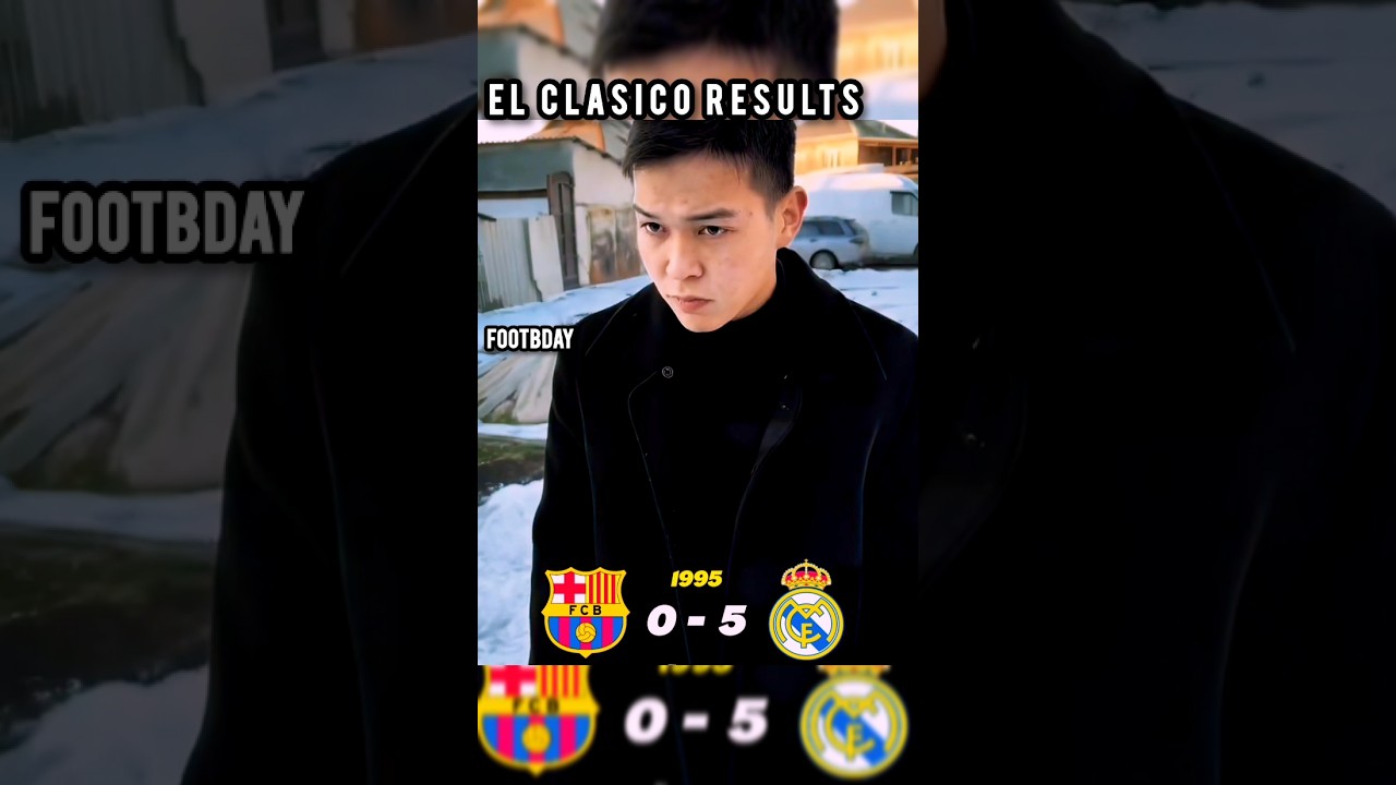 El Cl&aacute;sico SHOCK Result! 😱🔥 | Barcelona vs Real Madrid #realmadrid #barcelona