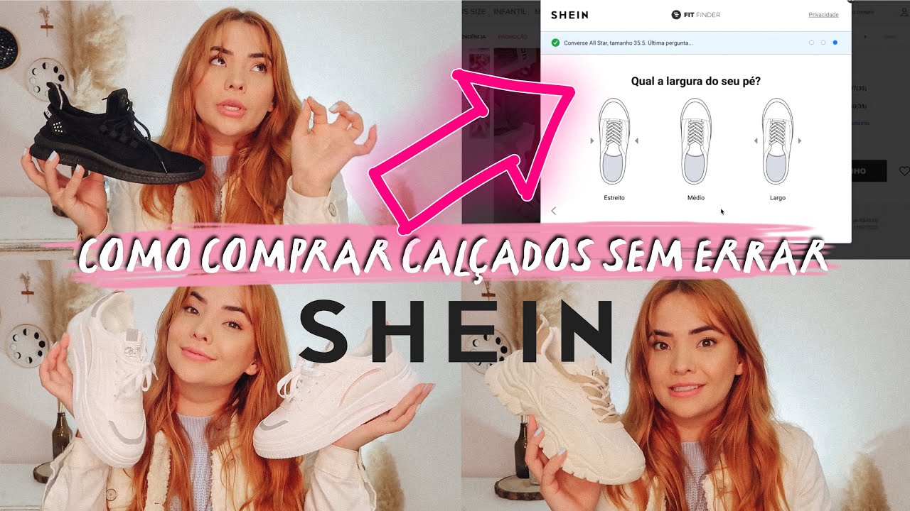 como comprar calçados na SHEIN sem errar + COMPRINHAS + CUPOM DE DESCONTO