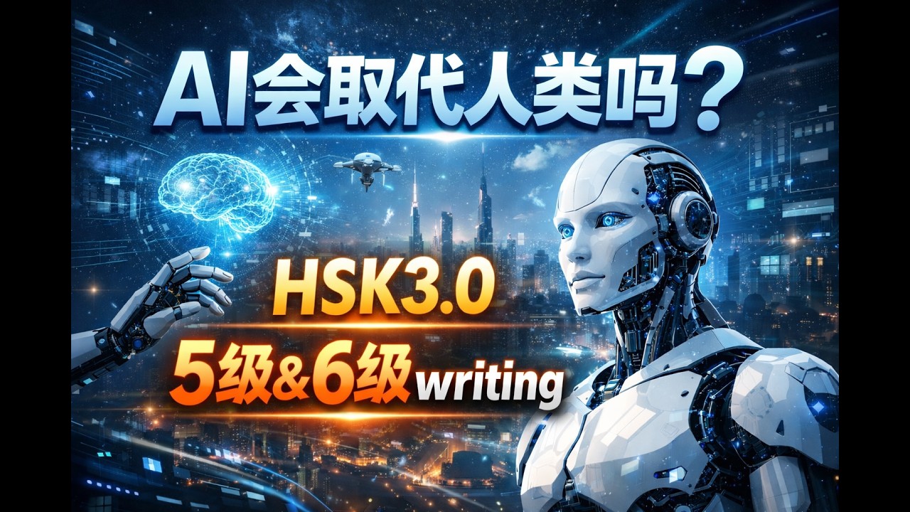 《AI会取代人类吗？》｜中文听力练习｜HSK5级–6级｜AI与未来