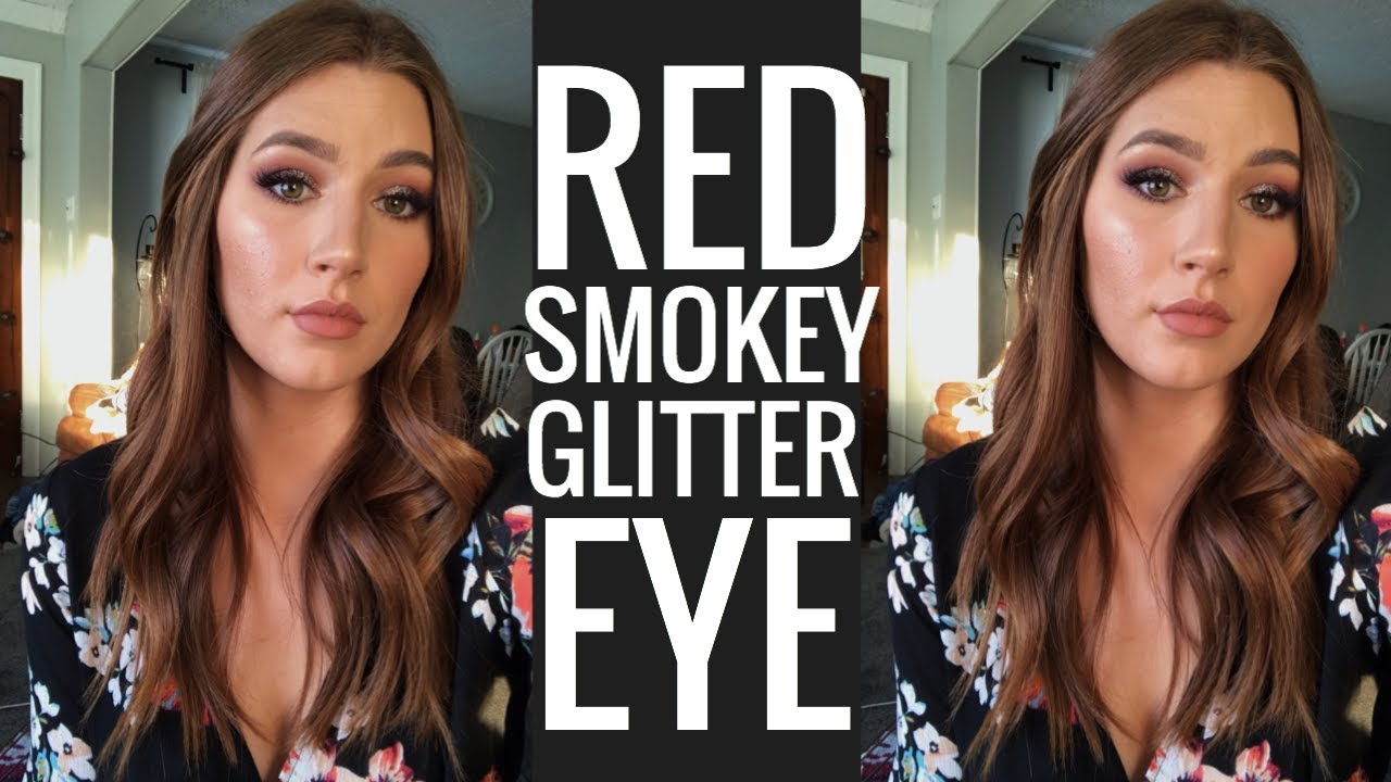 RED SMOKEY GLITTER EYE | PIXI LIQUID FAIRY LIGHTS | ERIN THIESSEN