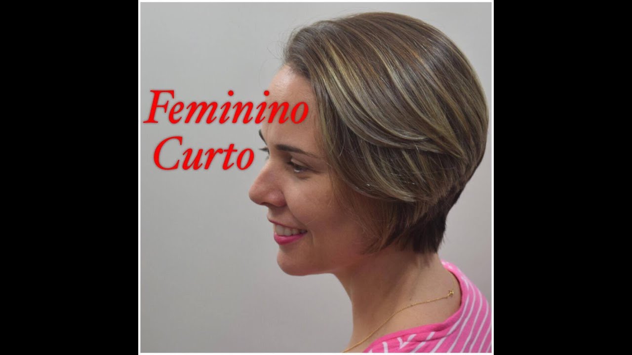Corte de Cabelo Feminino Curto passo a passo Por Luciano Akross