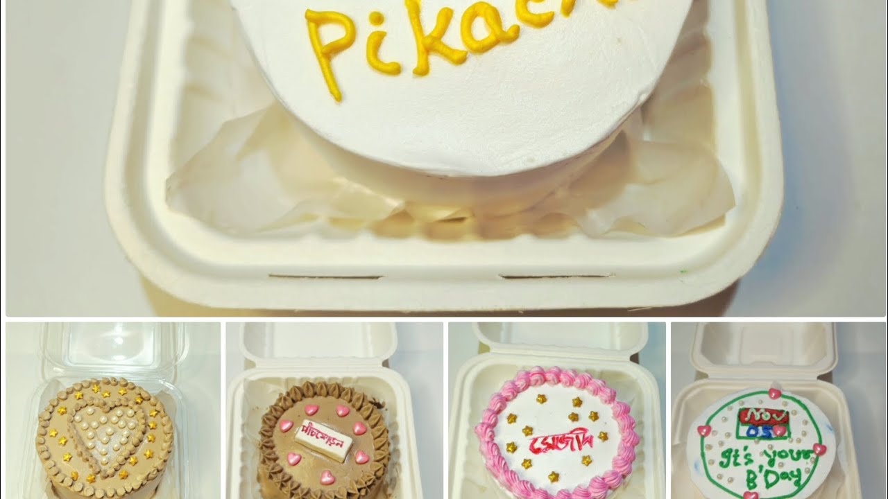 5 different types of bento cake | bento cake decoration
