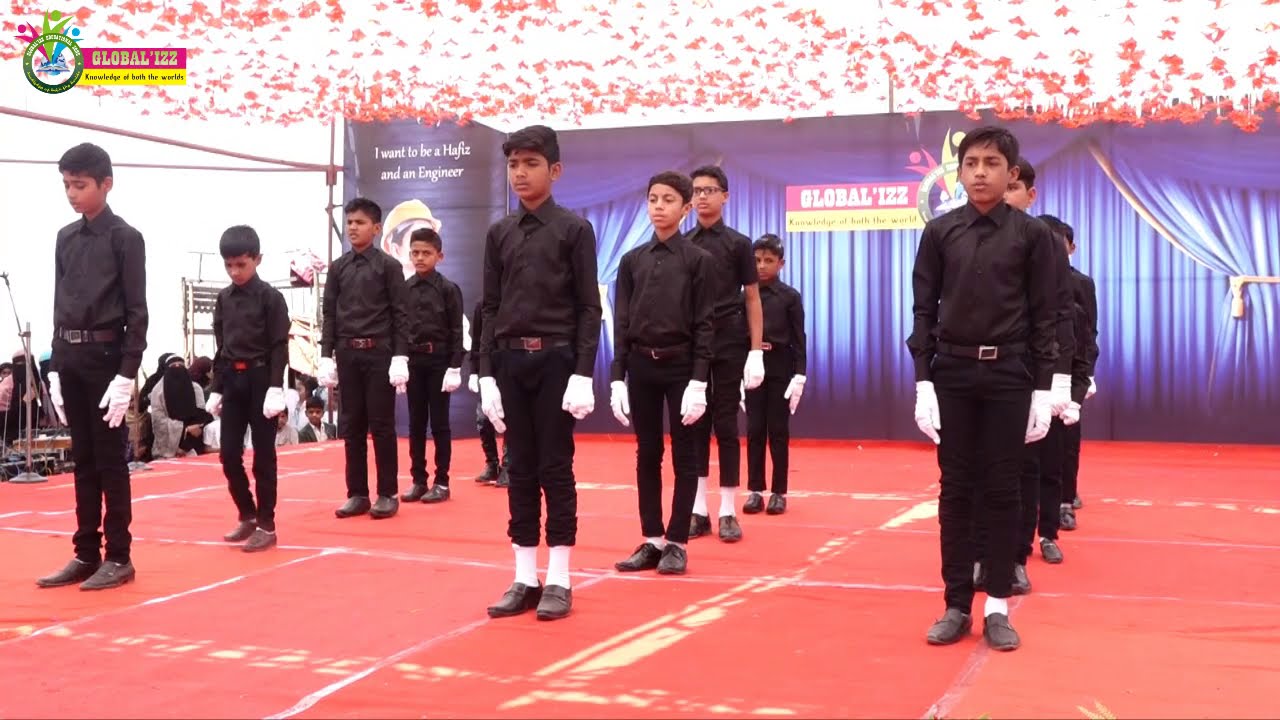 Drill Act: Hum Ek Zinda Qaum Hai | Spectacular Performance by Kids | Global'izz Annual Function 2019