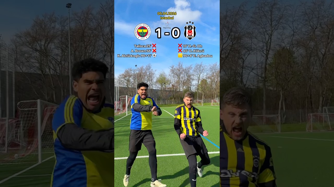 Fenerbah&ccedil;e - Besiktas S&uuml;per Lig 25/26 🔥 #s&uuml;perlig #fenerbah&ccedil;e #beşiktaş #football