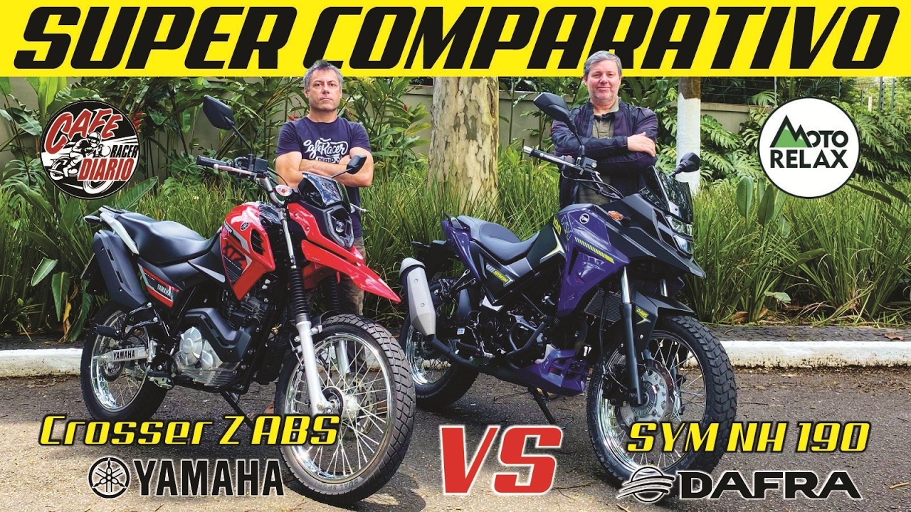 Crosser 150 vs NH 190 | Qual a Melhor Pra Voc&ecirc;? | Comparativo #dafra #yamaha #comparativo