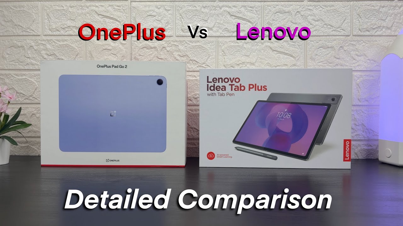 OnePlus Pad Go 2 Vs. Lenovo Idea Tab Plus | Detailed Comparison | Kaunsa hain behtar 12” Tablet!