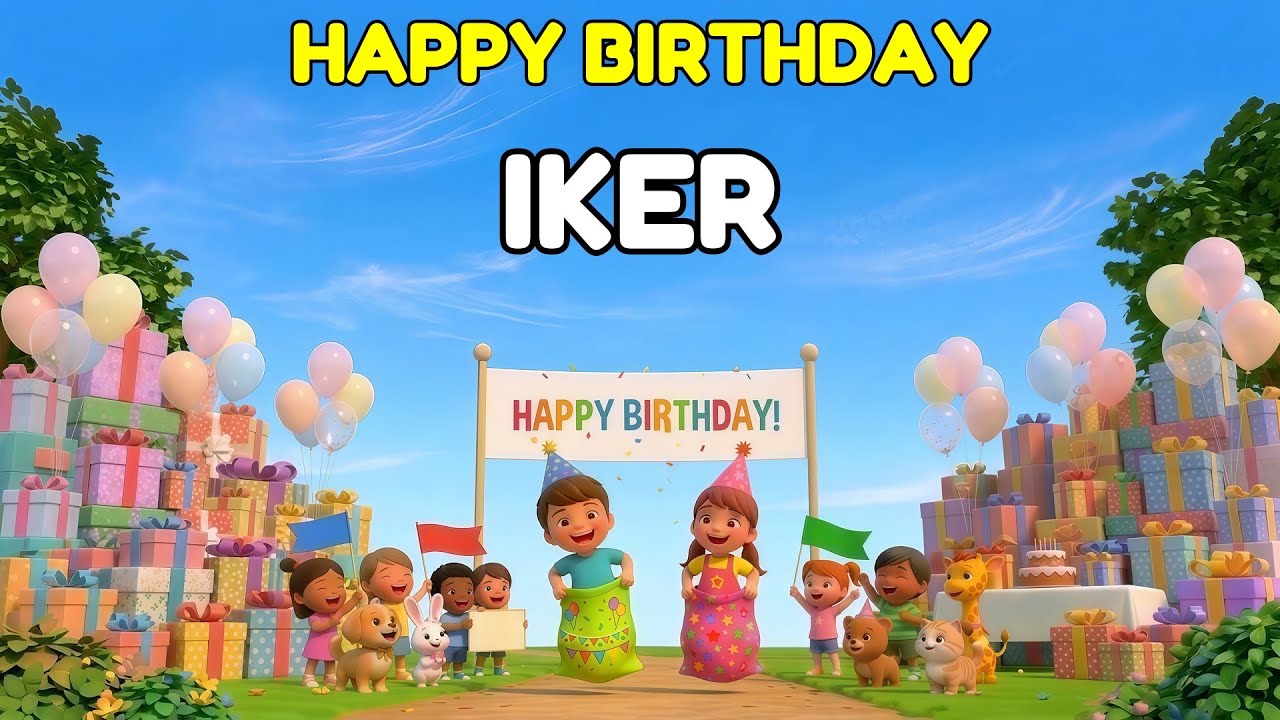 IKER Happy Birthday Song - Personalized 3D Birthday Song 👑 | The Hall of Names