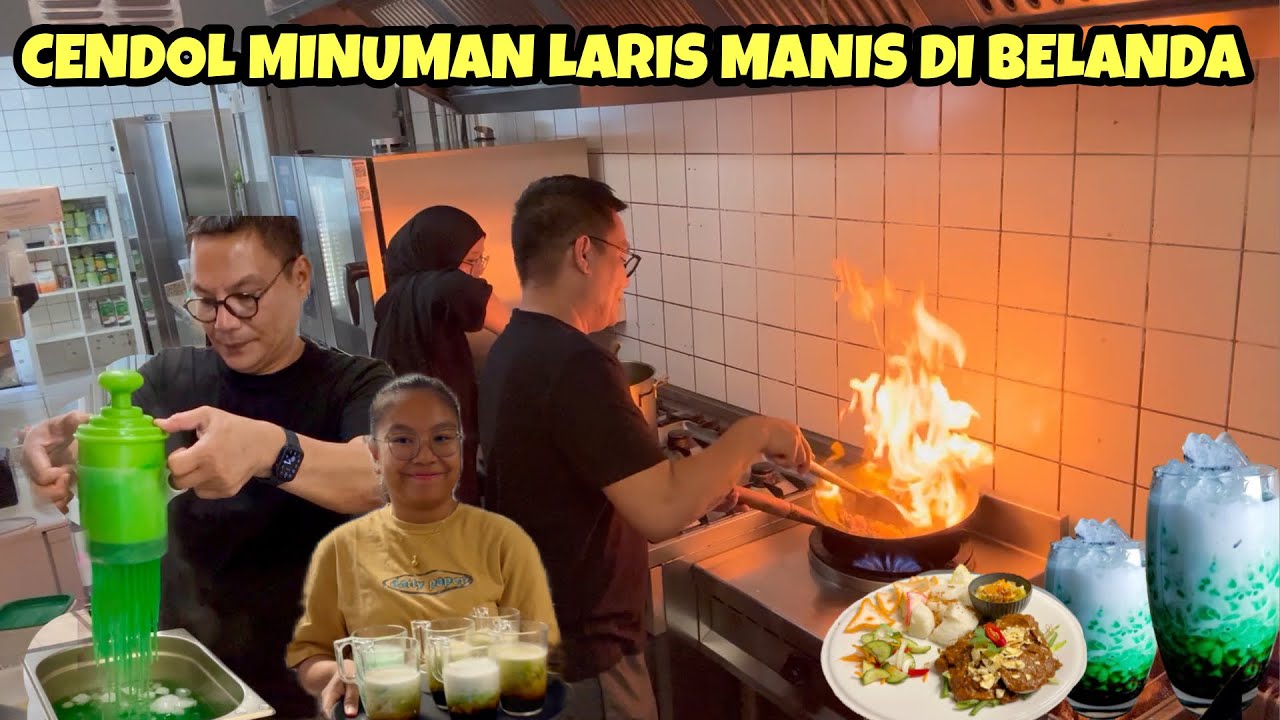 JANGAN KAN ORANG INDONESIA ,BULE AJA SUKA CENDOL,APALAGI DI MUSIM PANAS BEGINI LARIS MANIS!!