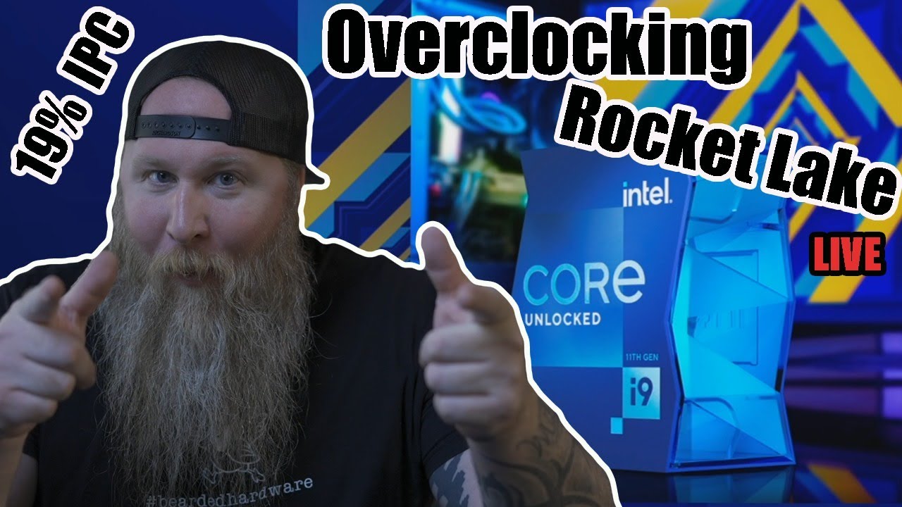 Overclocking Rocket Lake Live 19% IPC Improvement -196C