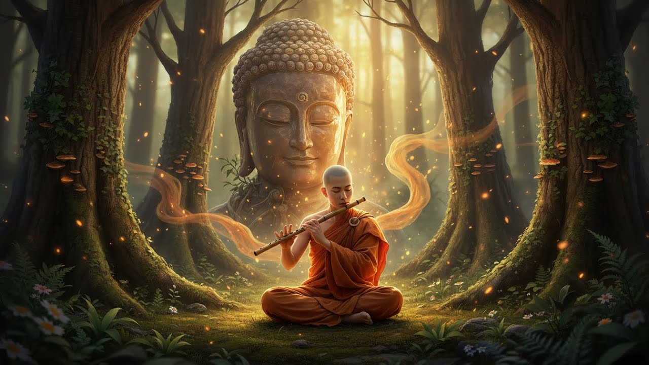 Zen Buddha Flute Music for Meditation & Healing | Soft Buddha Flute Sounds for Mindfulness