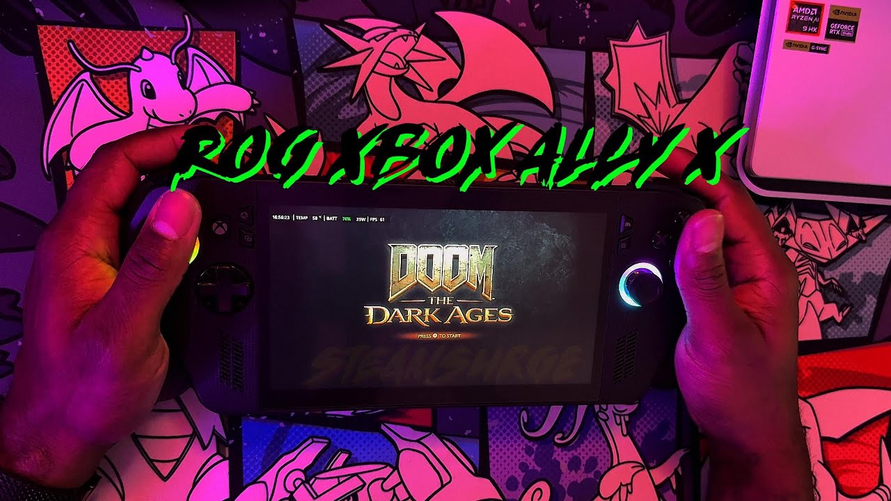 Doom: The Dark Ages | ROG XBOX ALLY X Performance: Ryzen AI Z2 Extreme