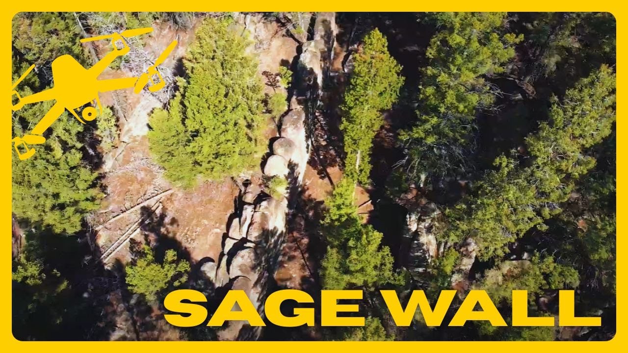SAGE WALL - DRONE VIDEO at Sage Mountain Center, MT