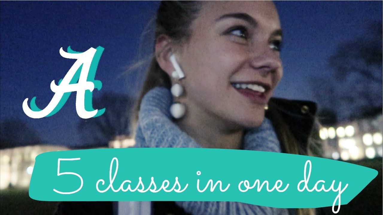 full day of classes - day in my life | university of alabama