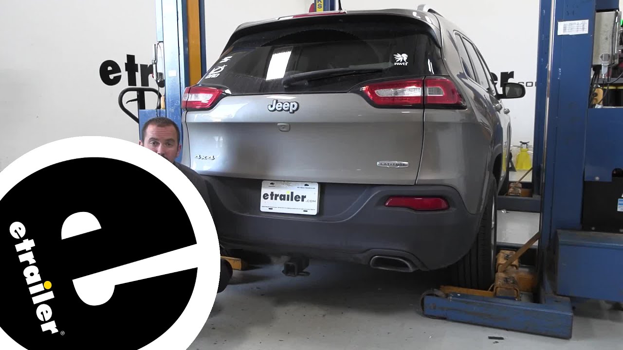 Setting up the etrailer Trailer Hitch Receiver on your 2016 Jeep Cherokee