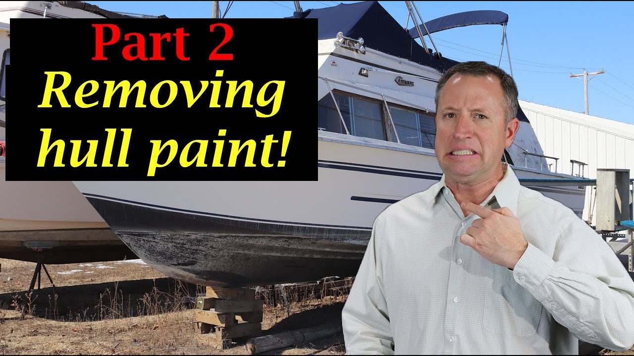 Removing hull bottom paint and a 1978 Carver Yacht
