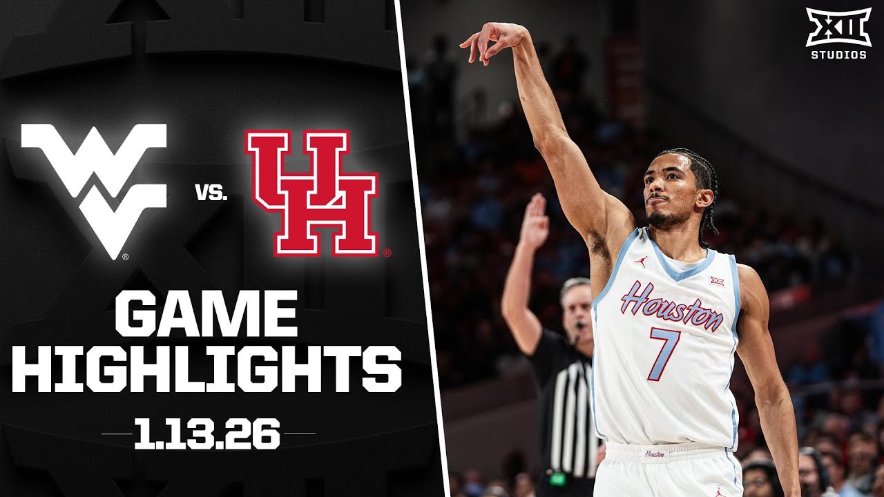 West Virginia vs. #7 Houston Game Highlights | 2025-26 Big 12 Men’s Basketball