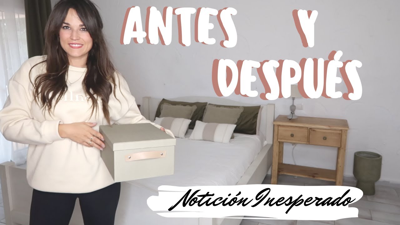 TRANSFORMACIÓN DORMITORIO - ANTES Y DESPUÉS ➕ SÚPER NOTICIA 🥰 🤰🏽 ((DECORANDO una MANSIÓN))  🏡