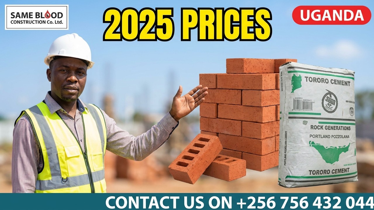 Current Price of Building Materials this Month in Uganda 2025 #cement  #sand #construction #engineer