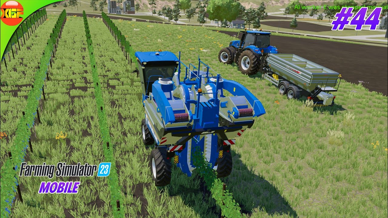 Grapes Challenge with 2 Grapes Harvesters | Farming Simulator 23 Amberstone #44