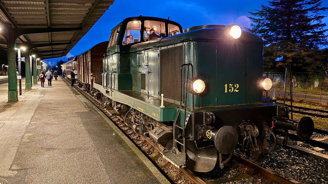 Sidste veterantog Esbjerg - Tønder, slut med juletoget