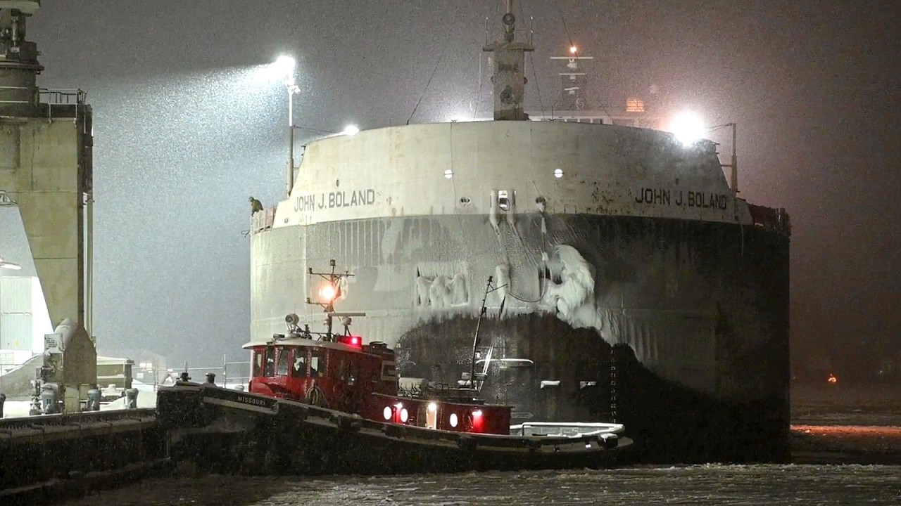 John J. Boland - Winter Layup Arrival! With a Fresh Blanket of Snow to Slumber Beneath