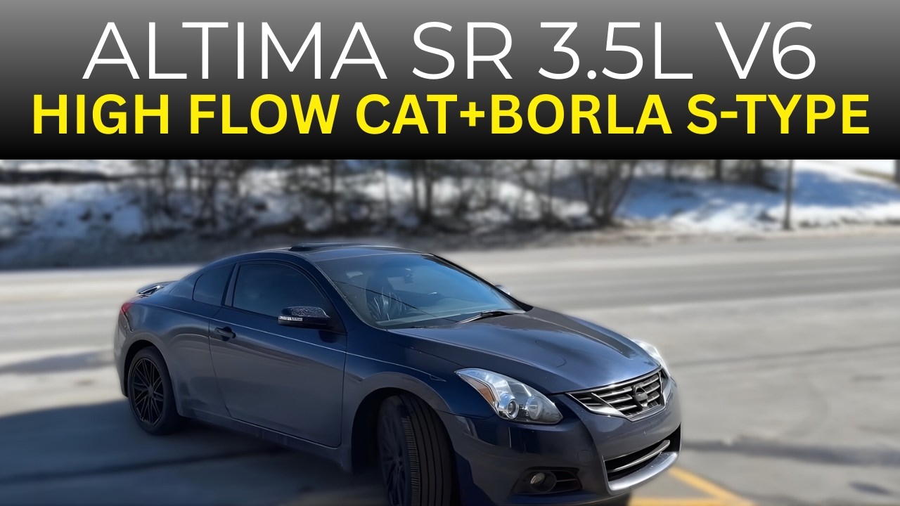Nissan Altima SR 3.5L V6 2011 года выпуска с высокопроизводительным катализатором и выхлопной сис...