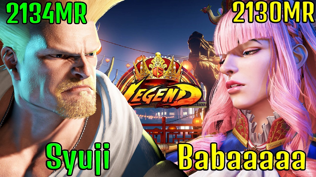 🔥 STREET FIGHTER 6 ➥ Syuji シュウジ (GUILE ガイル) VS. Babaaaaa (MANON マノン) LEGEND Ranks 🔥