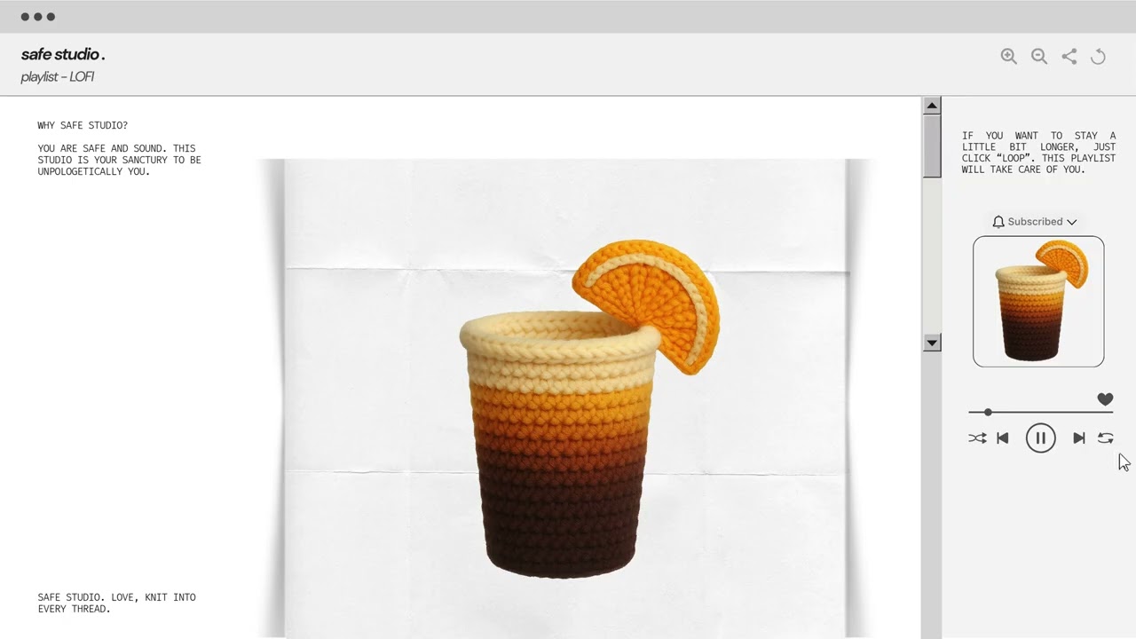 🍊 orange americano lofi · bright cafe beats for work & study | safe studio