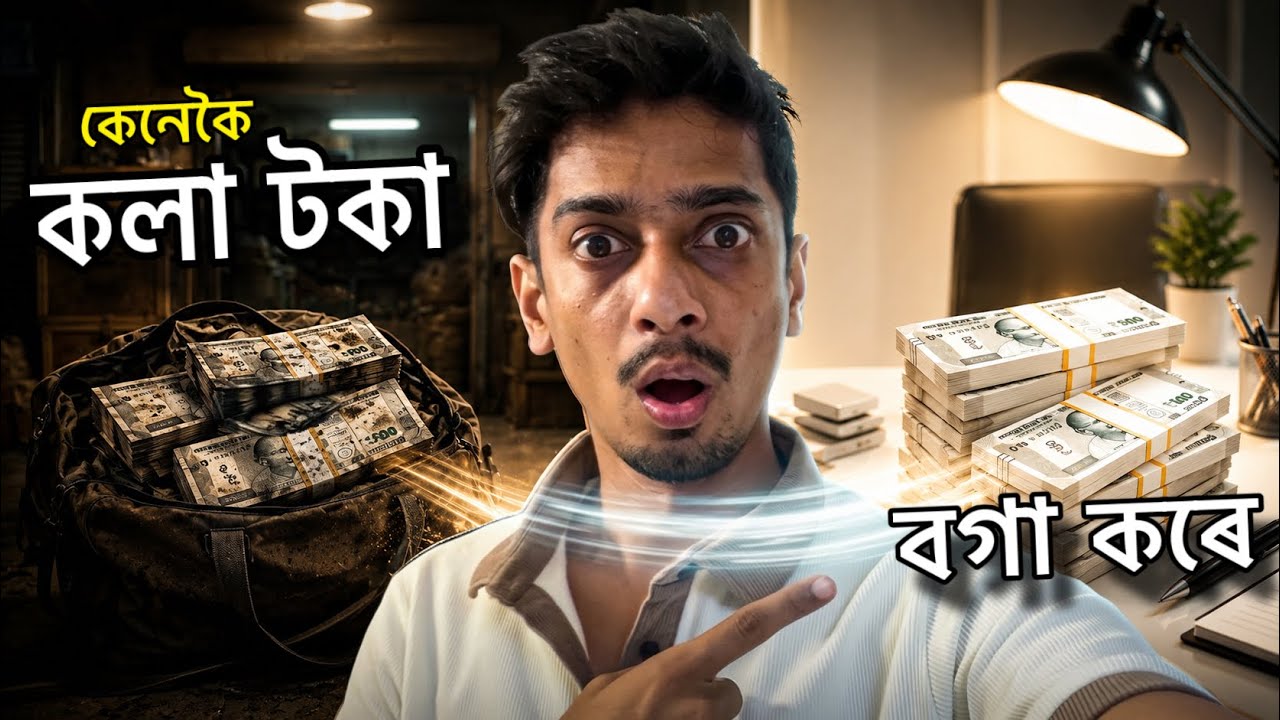 কলা টকা এনেকৈ বগা কৰে - How criminals make white money - Dimpy Baruah 