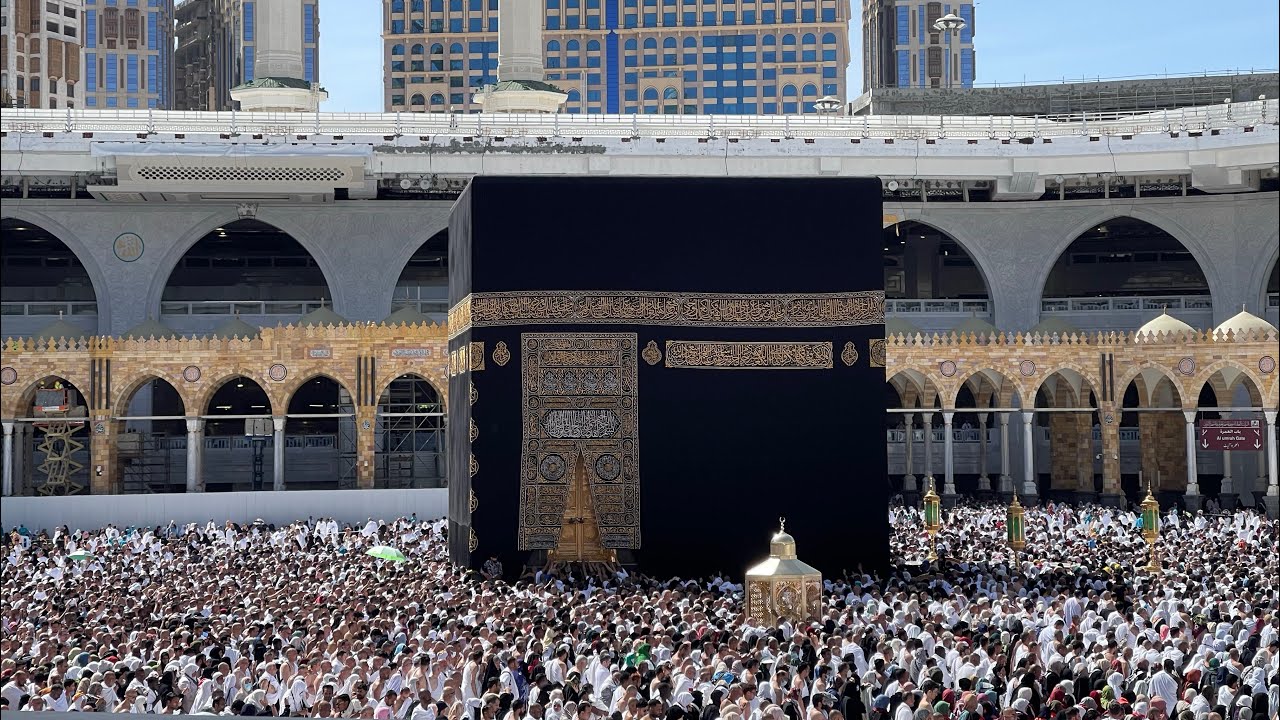 Tawaaf of Holy Kaaba in Makkah,KSA ,خانہ کعبہ میں طواف کا دل کو چھو لینے والا منظر
