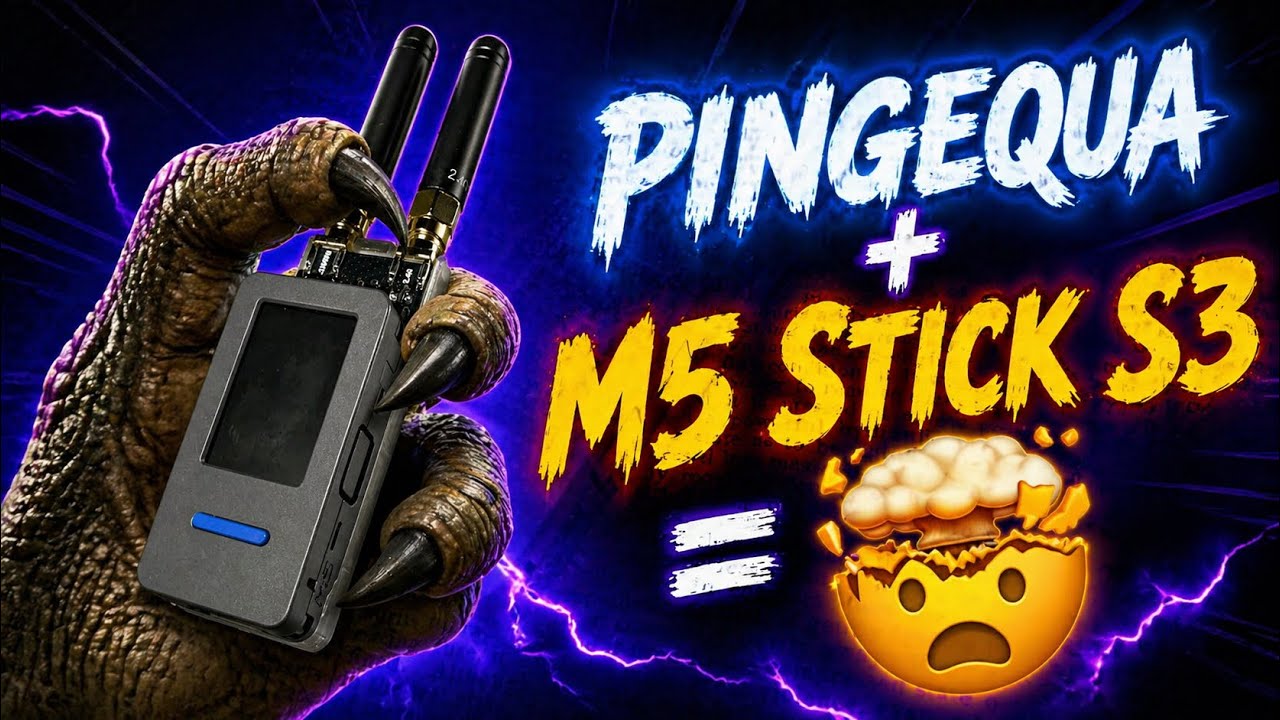 Pingequa + M5 Stick S3 = WHOA!!!